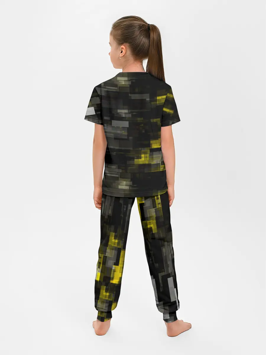 Детская пижама с брюками / MILITECH камуфляж Cyberpunk 2077