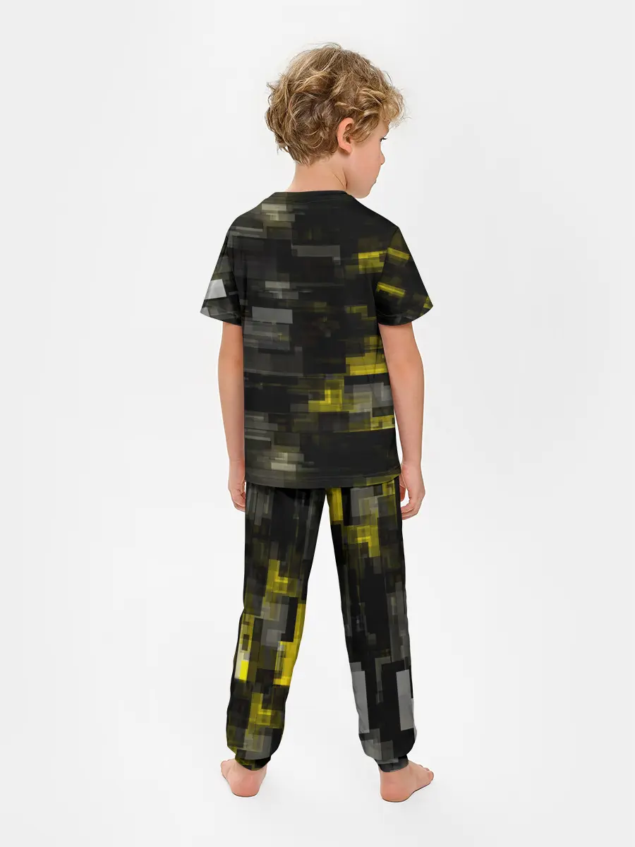 Детская пижама с брюками / MILITECH камуфляж Cyberpunk 2077