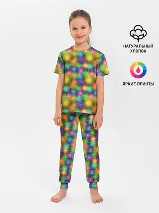 Детская пижама с брюками / Праздничный Салют