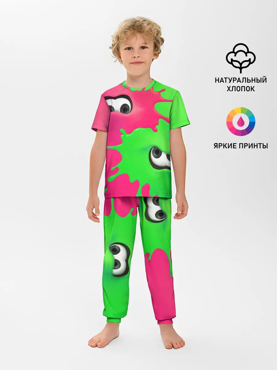 Детская пижама с брюками / Splatoon