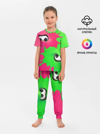 Детская пижама с брюками / Splatoon