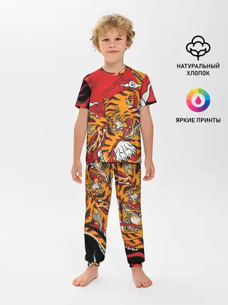 Детская пижама с брюками / Год тигра