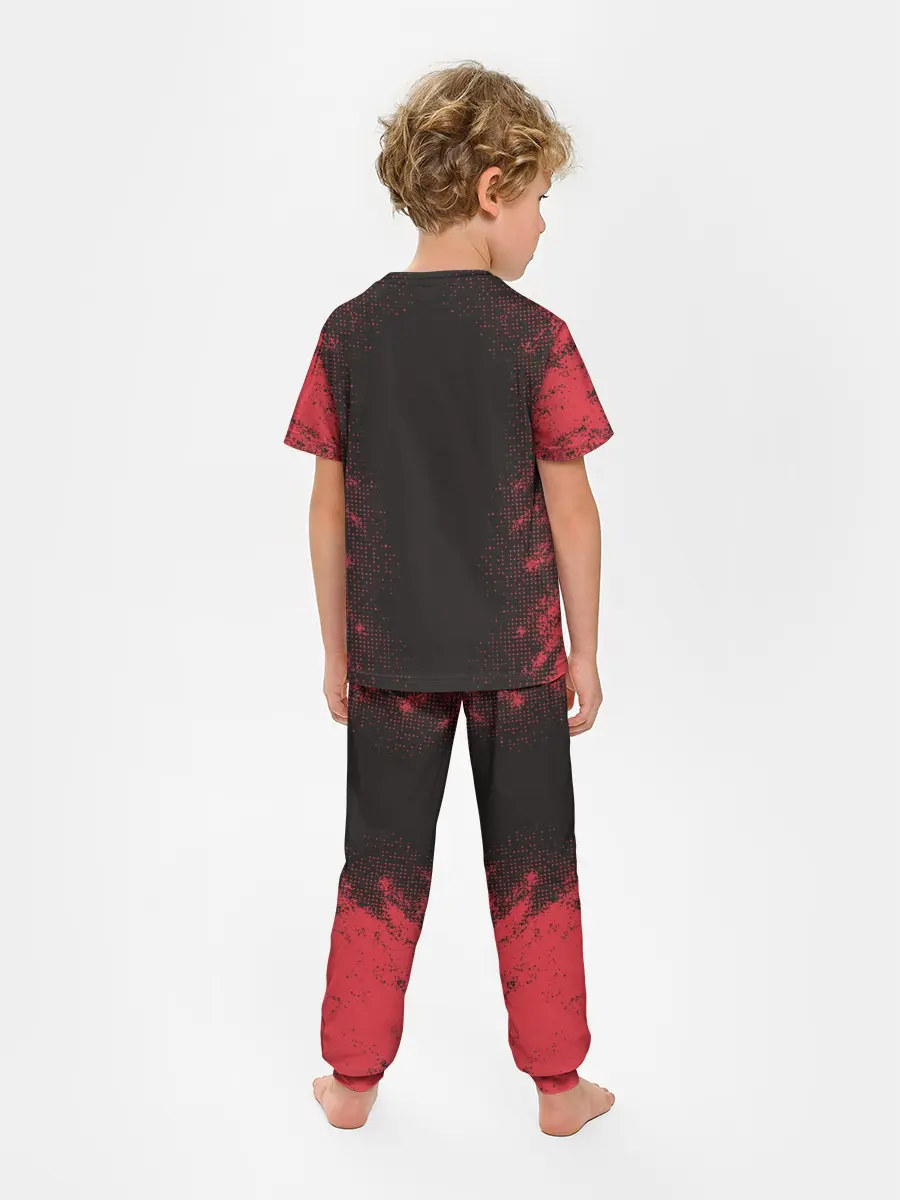 Детская пижама с брюками / ИГРА В КАЛЬМАРА | СОТРУДНИК ТРЕУГОЛЬНИК