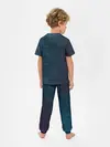 Детская пижама с брюками / Texture. Blue Ripples