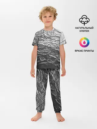 Детская пижама с брюками / Фольга