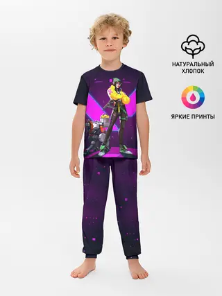 Детская пижама с брюками / Valorant