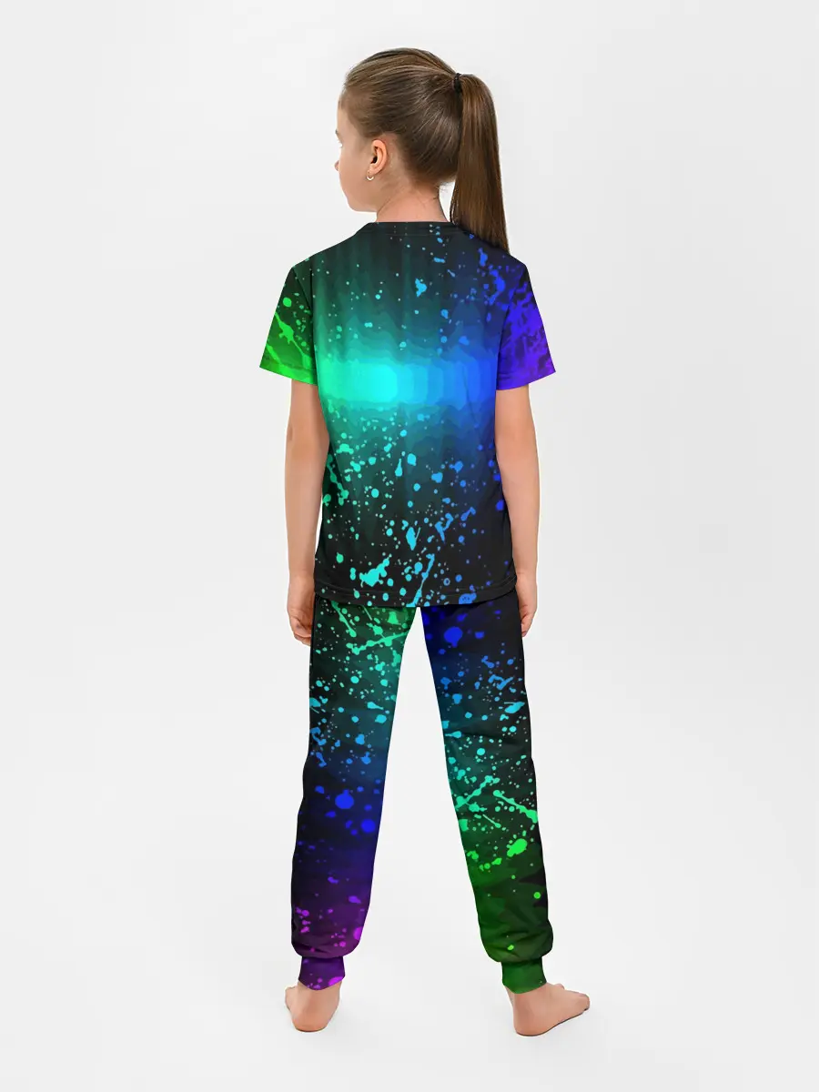 Детская пижама с брюками / Neon
