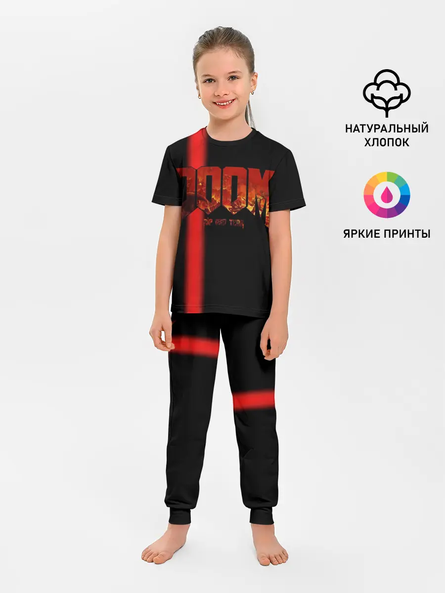 Детская пижама с брюками / Doom | Rip and Tear