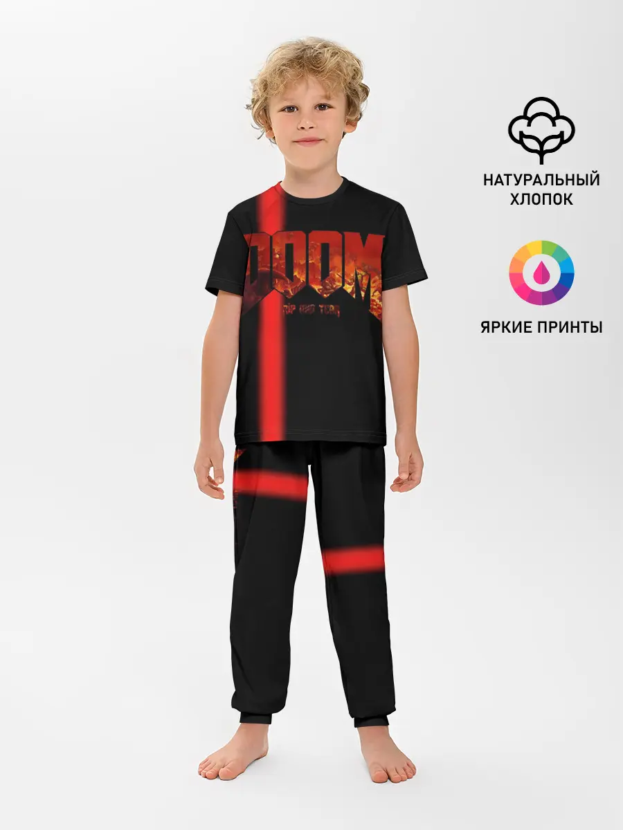 Детская пижама с брюками / Doom | Rip and Tear
