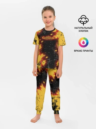 Детская пижама с брюками / Genshin Impact: Аниме.