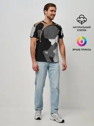 Мужская базовая футболка / Shiba Inu