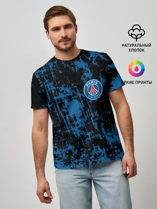 Мужская базовая футболка / Пари Сен-Жермен | Paris Saint-German