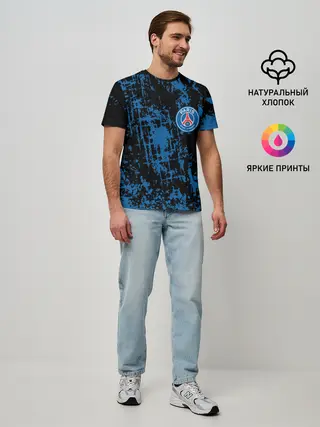 Мужская базовая футболка / Пари Сен-Жермен | Paris Saint-German