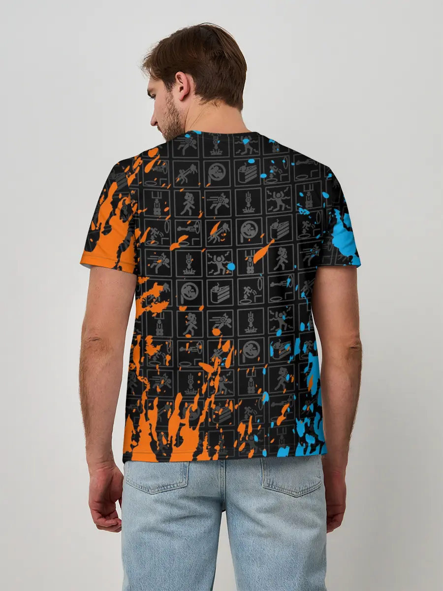 Мужская базовая футболка / PORTAL 2