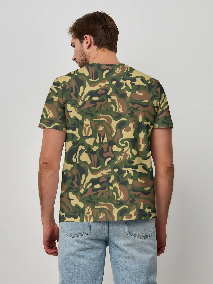 Мужская базовая футболка / Коты и Кошки