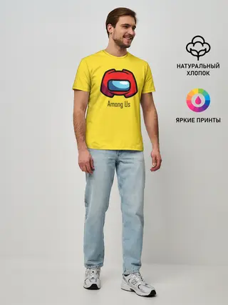 Мужская базовая футболка / Among Us|LoGo