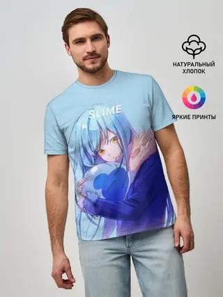 Мужская базовая футболка / Slime
