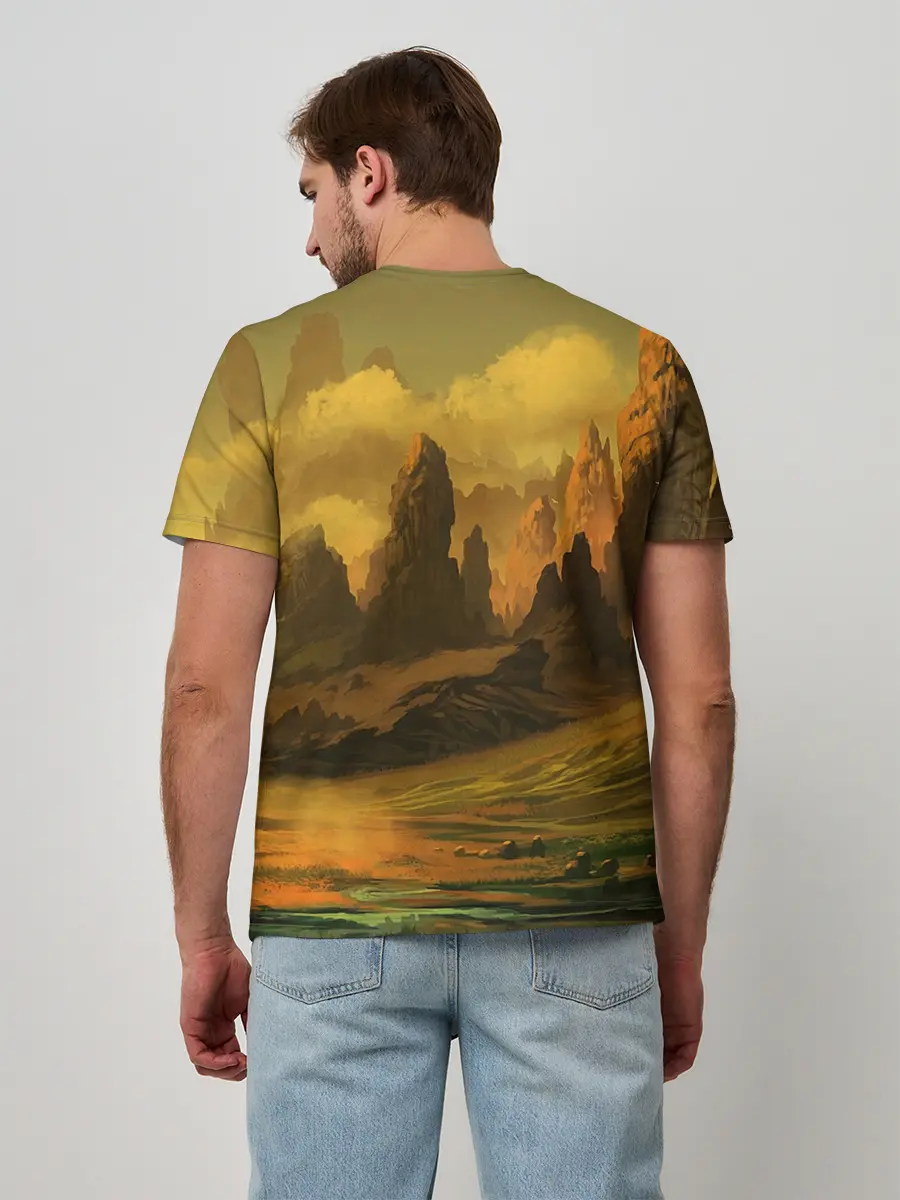 Мужская базовая футболка / Zhong Li