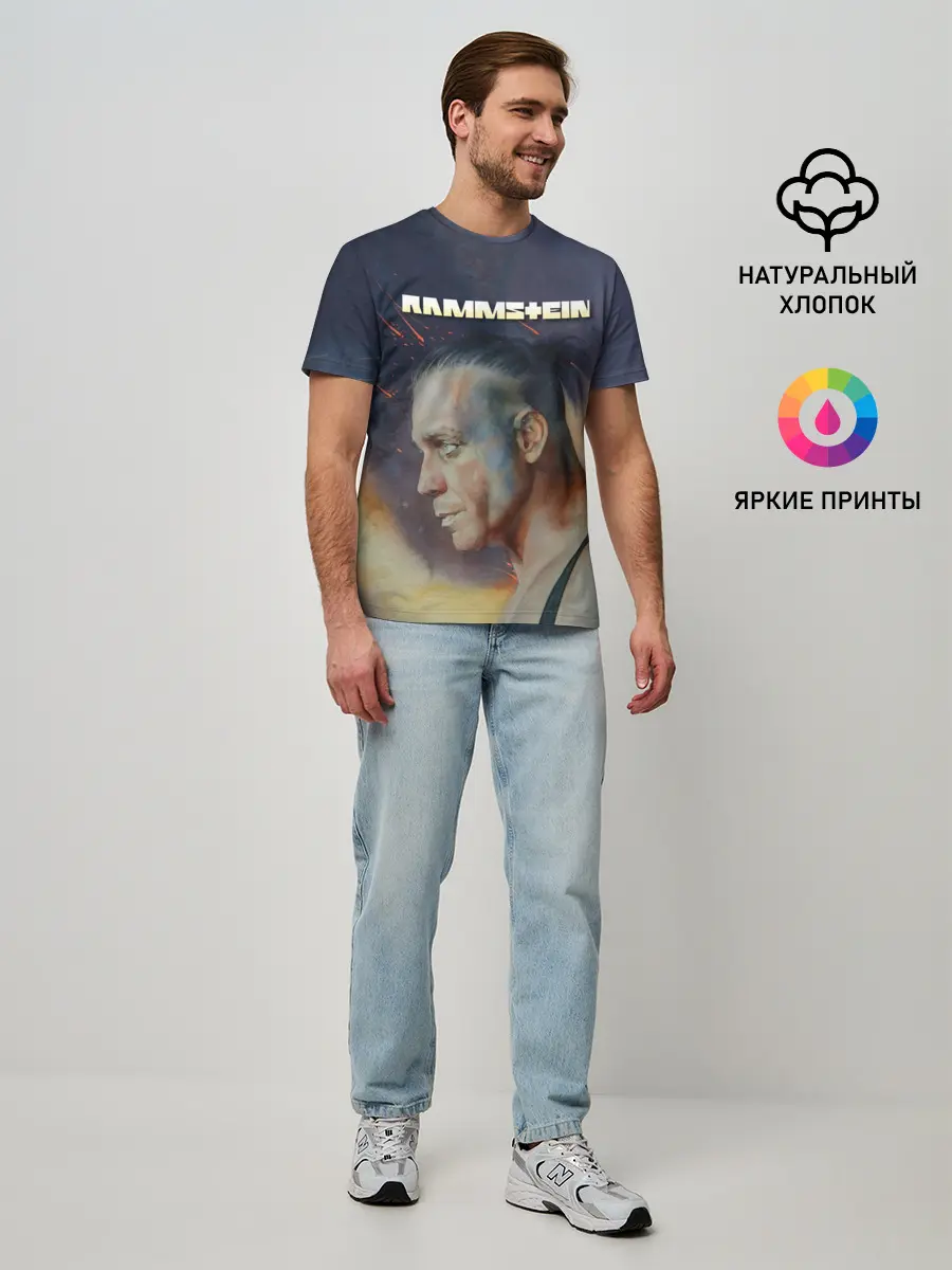 Мужская базовая футболка / Rammstein
