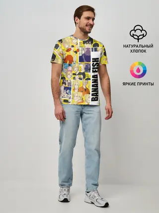 Мужская базовая футболка / Banana Fish