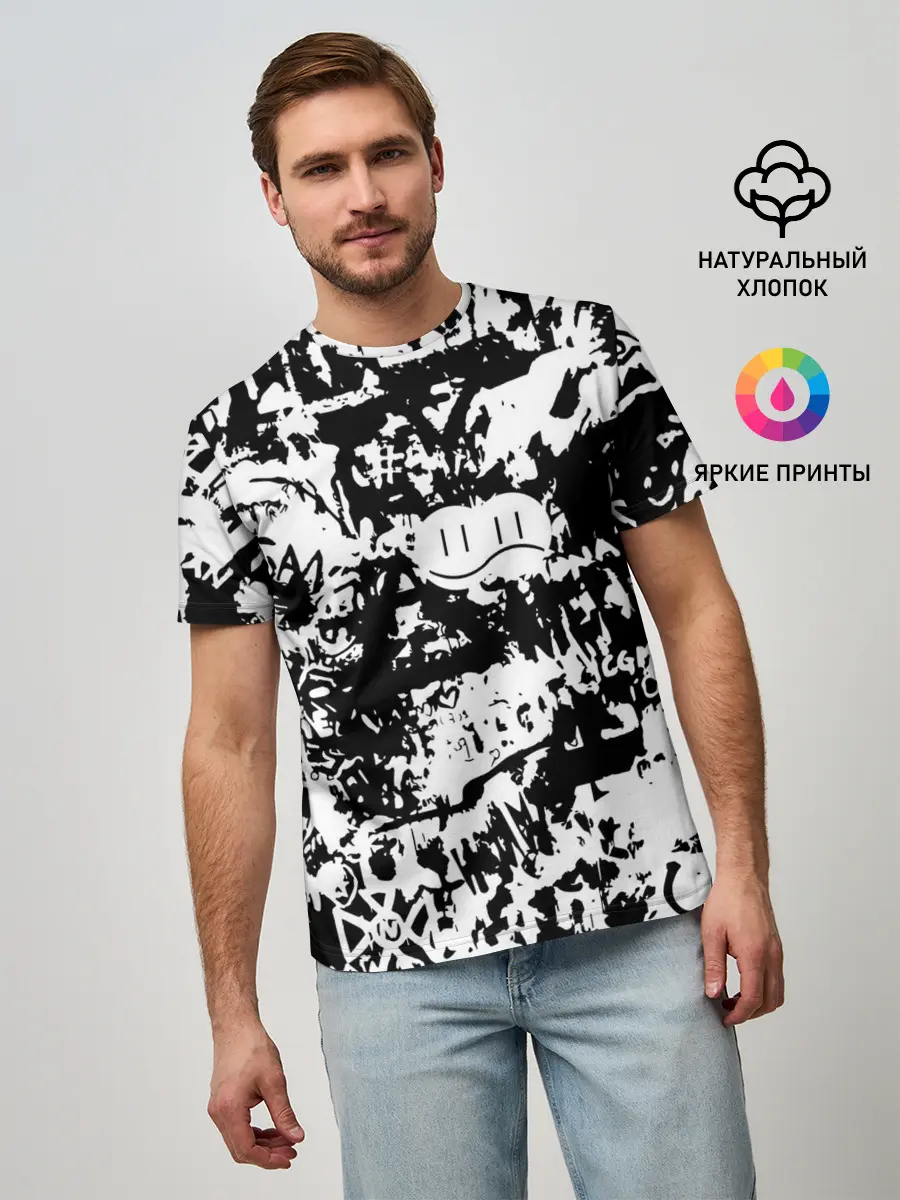 Мужская базовая футболка / Graffiti