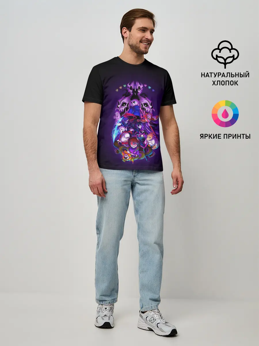 Мужская базовая футболка / UNDERTALE