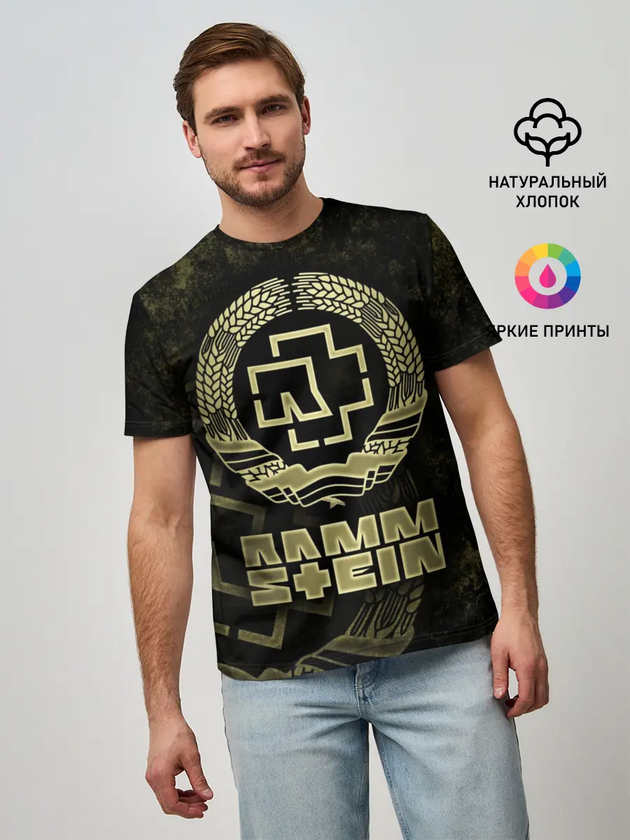 Мужская базовая футболка / Rammstein