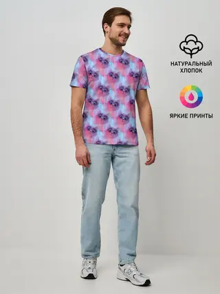 Мужская базовая футболка / Котята