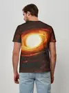 Мужская базовая футболка / ГАЛАКТИКА / КОСМОС / СОЛНЦЕ