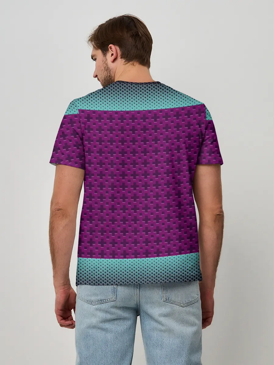 Мужская базовая футболка / Неоновый гонщик