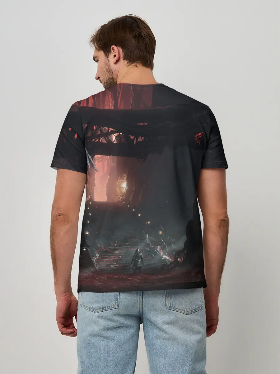 Мужская базовая футболка / Samurai | Ghost of Tsushima