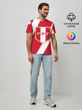 Мужская базовая футболка / Сборная Перу