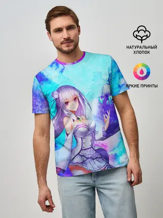 Мужская базовая футболка / Re:Zero