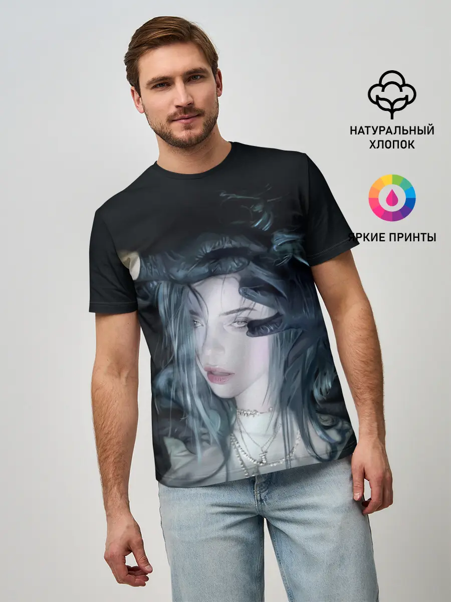 Мужская базовая футболка / BILLIE EILISH