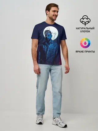 Мужская базовая футболка / Джони