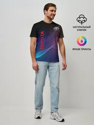 Мужская базовая футболка / TOYOTA