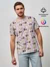 Мужская базовая футболка / Забавные Мопсы