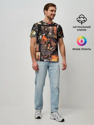 Мужская базовая футболка / BRZRKR