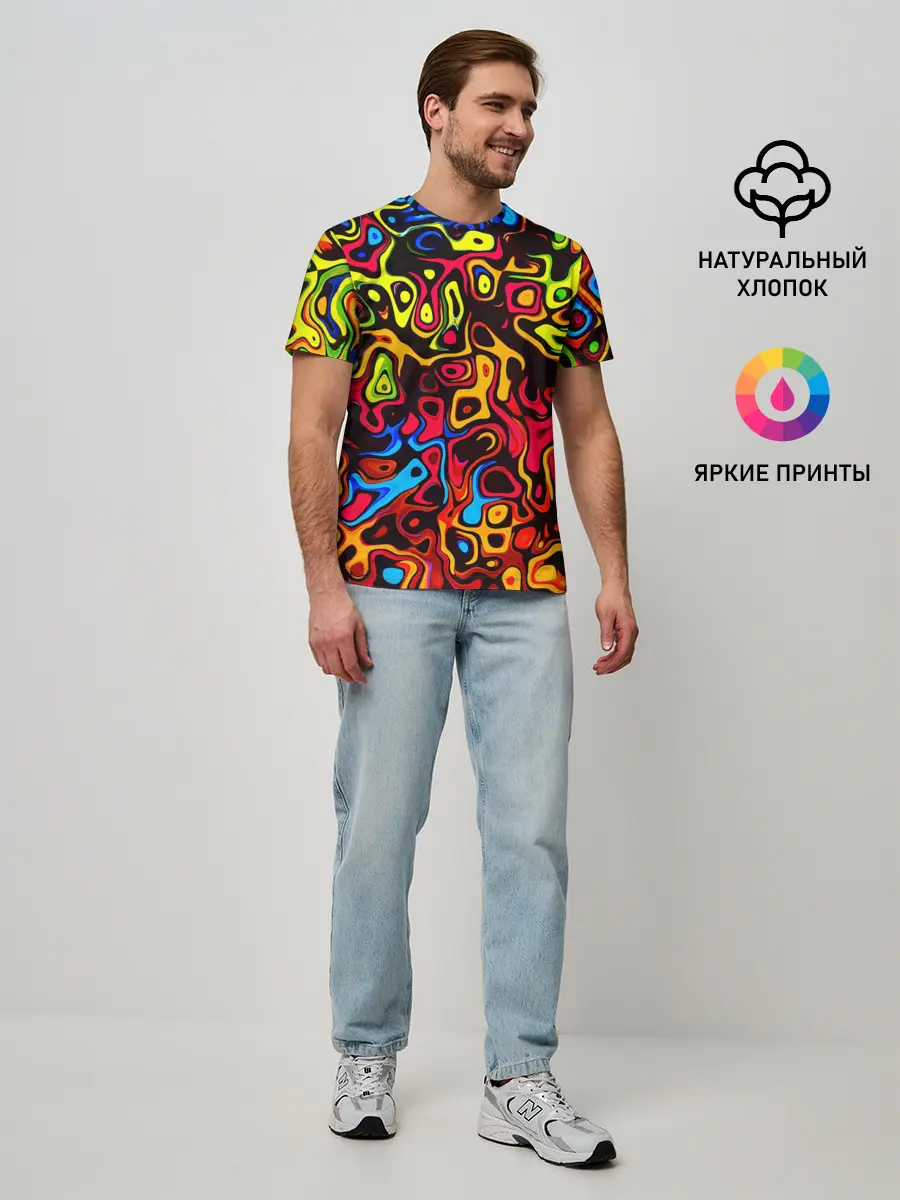 Мужская базовая футболка / LIQUID