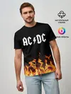 Мужская базовая футболка / AC DC