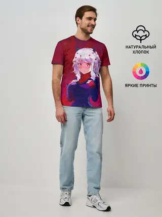 Мужская базовая футболка / Cute Modeus