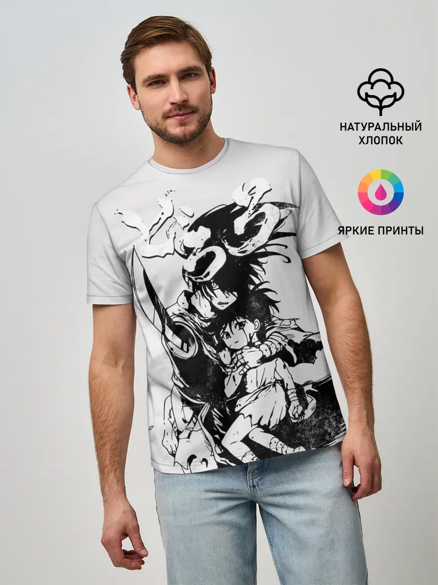 Мужская базовая футболка / Хяккимару и Дороро