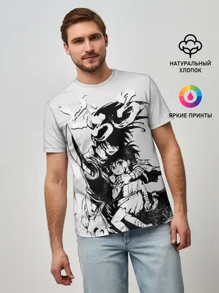 Мужская базовая футболка / Хяккимару и Дороро