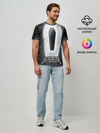 Мужская базовая футболка / METALLICA