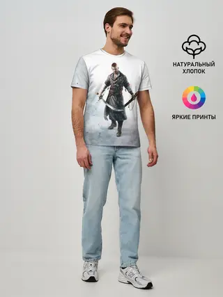 Мужская базовая футболка / Ольгерд