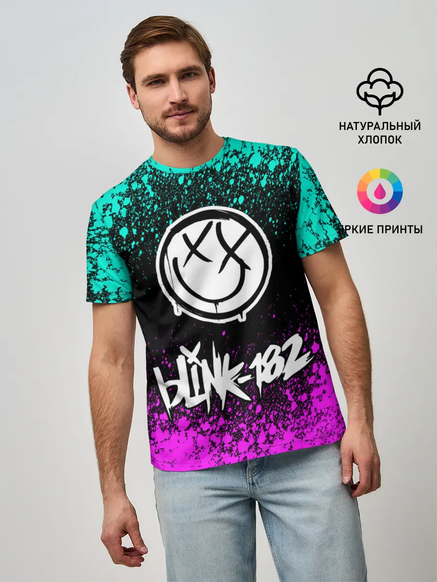 Мужская базовая футболка / Blink-182