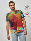Мужская базовая футболка / Геометрическая Абстракция