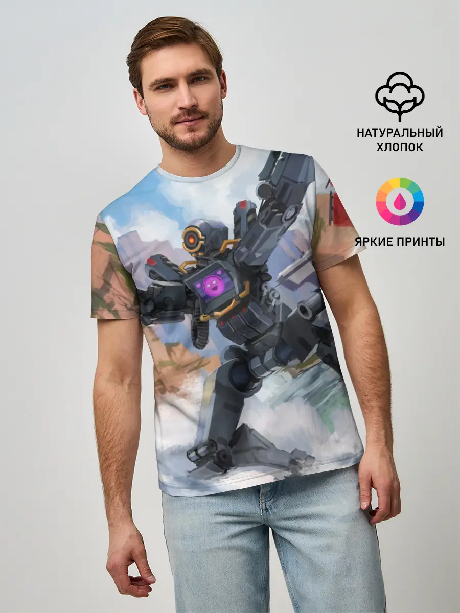 Мужская базовая футболка / Apex Legends