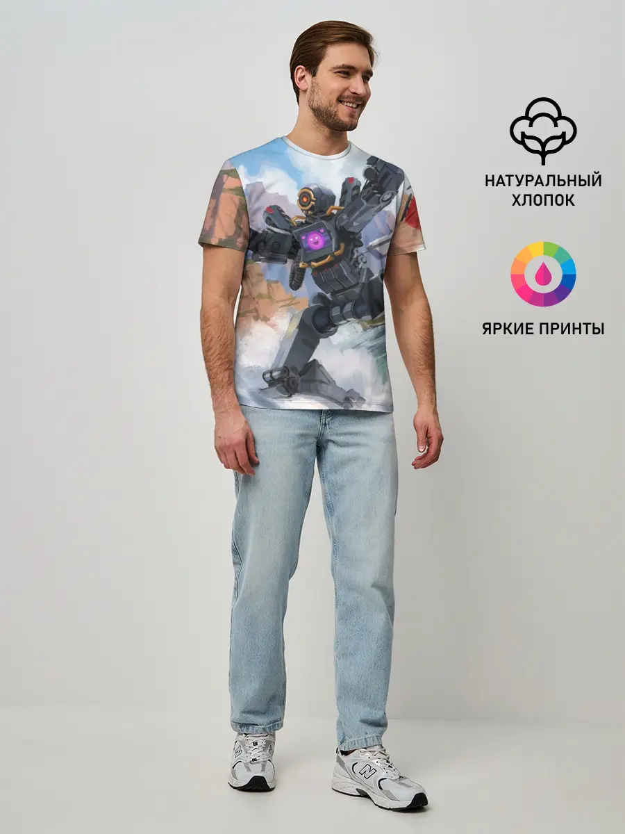 Мужская базовая футболка / Apex Legends