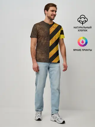 Мужская базовая футболка / Metal Barrier